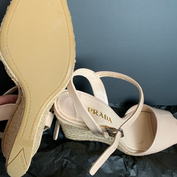 SOLD! Prada Espadrille Wedge - Picture 2 of 6